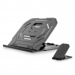 Desire2 2in1 Portable Laptop Stand Black 360 Rotatable Desire2 2in1 Portable Laptop Stand Black 360 Rotatable