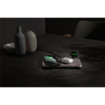 Zens Dual Charger QI Liberty 16 coils 2x15W Fabric Surface (Apple & Samsung QC)