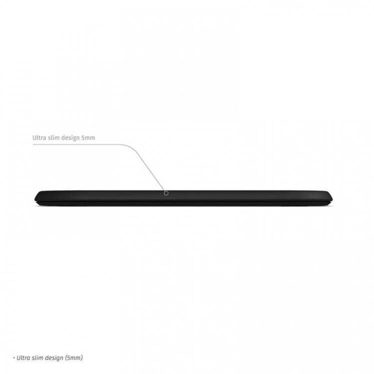 Zens Essential Single Charger QI 10W Black 5mm Slim (Apple + Samsung QC)