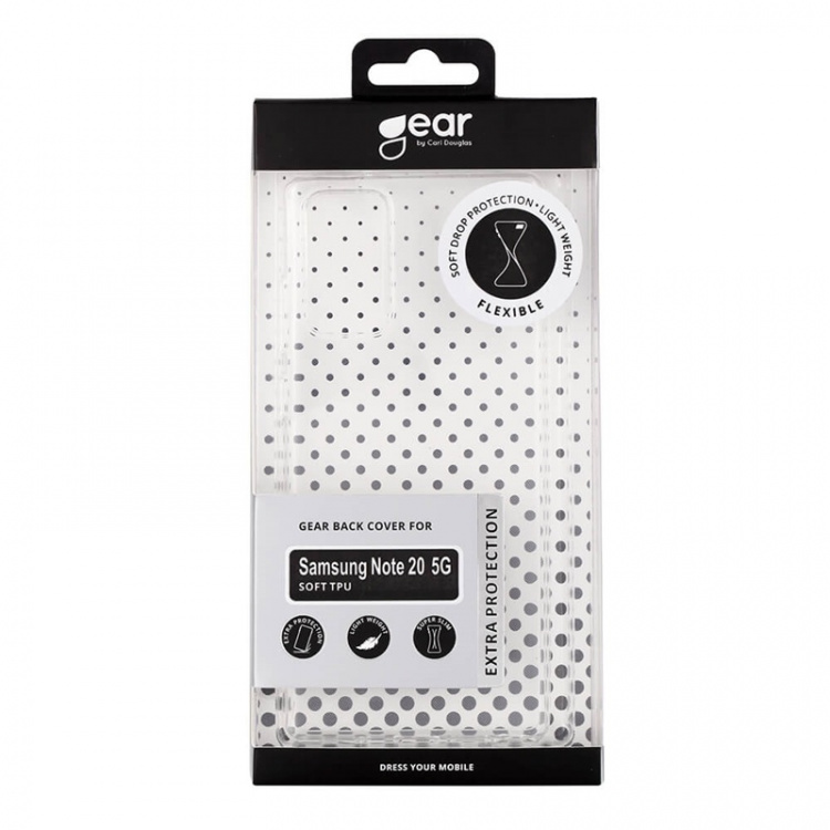Gear Phone Case TPU Transparent - Samsung Note 20 5G