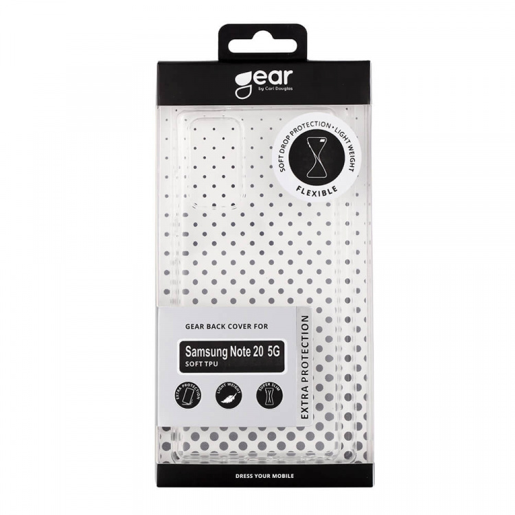 Gear Phone Case TPU Transparent - Samsung Note 20 5G