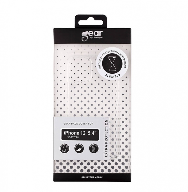 Gear Phone Case TPU Transparent - iPhone 12 Mini Gear Phone Case TPU Transparent - iPhone 12 Mini