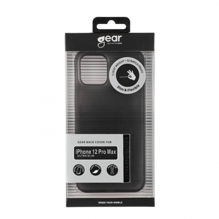 Gear Phone Case Ultra Slim Black - iPhone 12 Pro Max Gear Phone Case Ultra Slim Black - iPhone 12 Pro Max