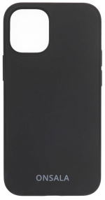 Onsala Phone Case Silicone Black - iPhone 12 Mini