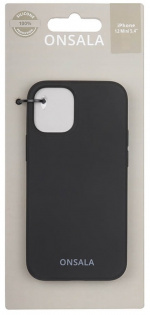 Onsala Phone Case Silicone Black - iPhone 12 Mini