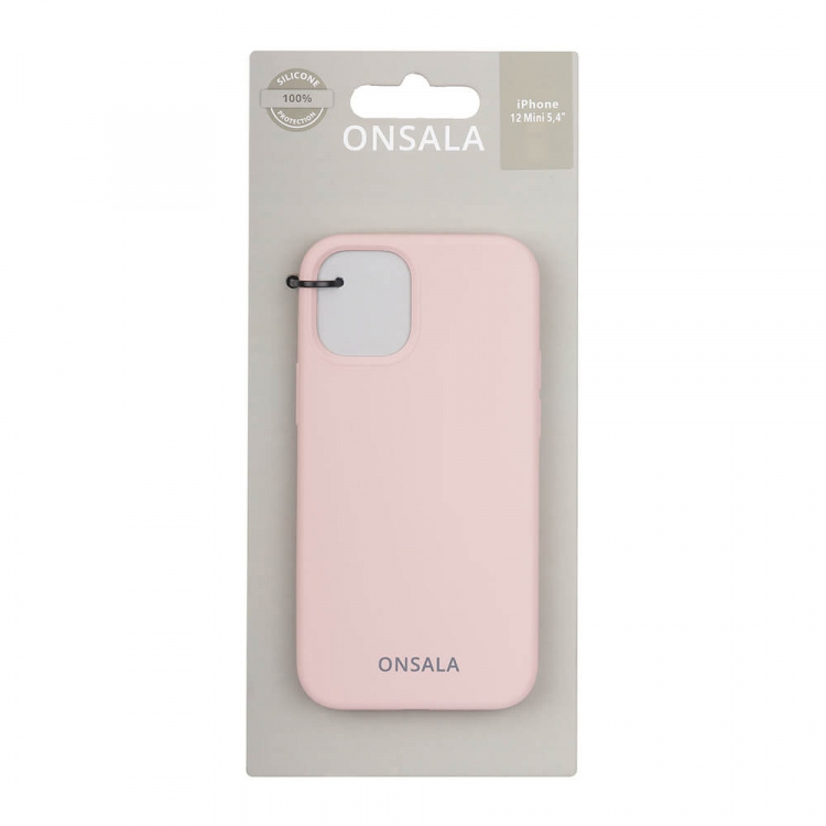 Onsala Phone Case Silicone Sand Pink - iPhone 12 Mini Onsala Phone Case Silicone Sand Pink - iPhone 12 Mini