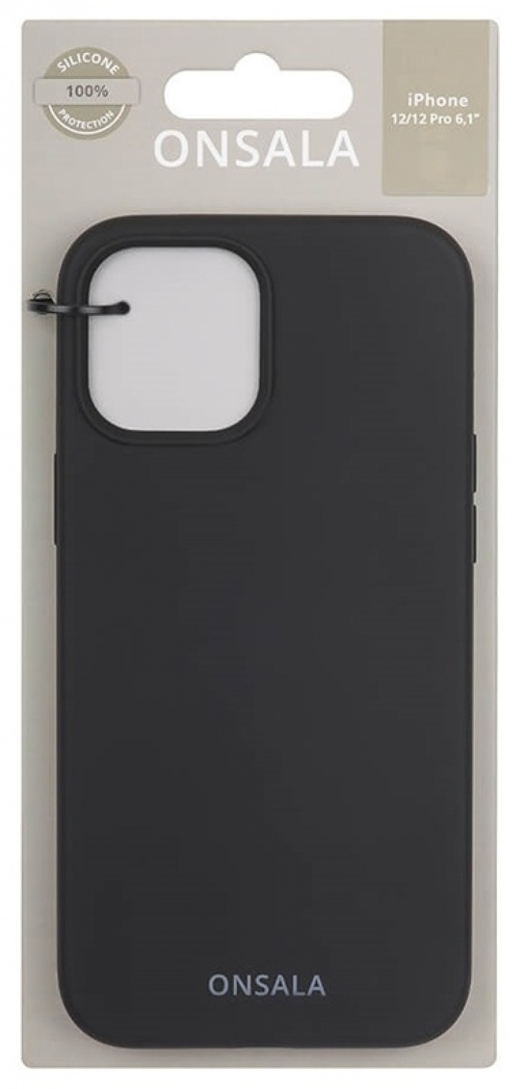 Onsala Phone Case Silicone Black - iPhone 12 / 12 Pro Onsala Phone Case Silicone Black - iPhone 12 / 12 Pro