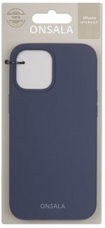 Onsala Phone Case Silicone Cobalt Blue - iPhone 12 / 12 Pro