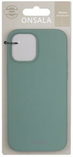 Onsala Phone Case Silicone Pine Green - iPhone 12/12 Pro Onsala Phone Case Silicone Pine Green - iPhone 12/12 Pro