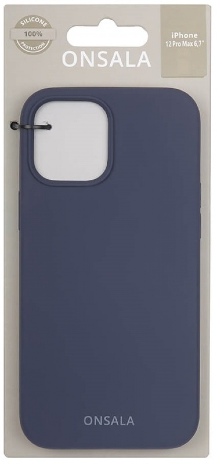Onsala Phone Case Silicone Cobalt Blue - iPhone 12 Pro Max