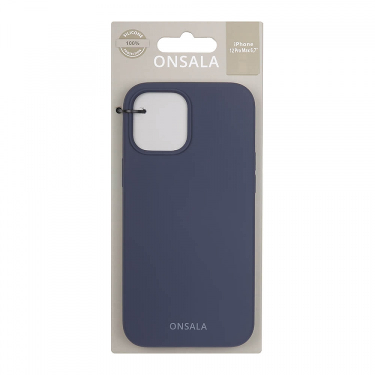Onsala Phone Case Silicone Cobalt Blue - iPhone 12 Pro Max