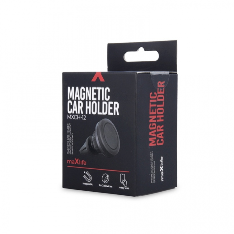 Maxlife MXCH-12 - Magnetic Car Holder for Fan Grille, Black Maxlife MXCH-12 - Magnetic Car Holder for Fan Grille, Black