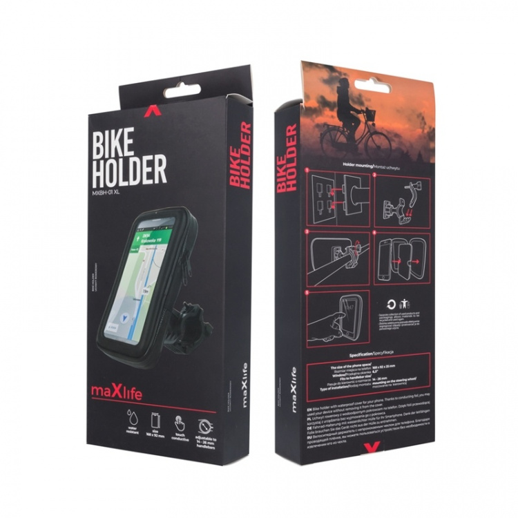 Maxlife MXBH-01 XL - Bike holder for smartphones