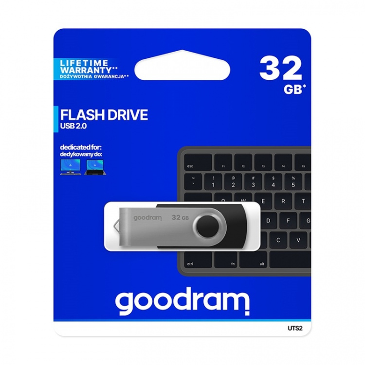 GoodRam TWISTER USB Flash Drive (32GB | USB 2.0)
