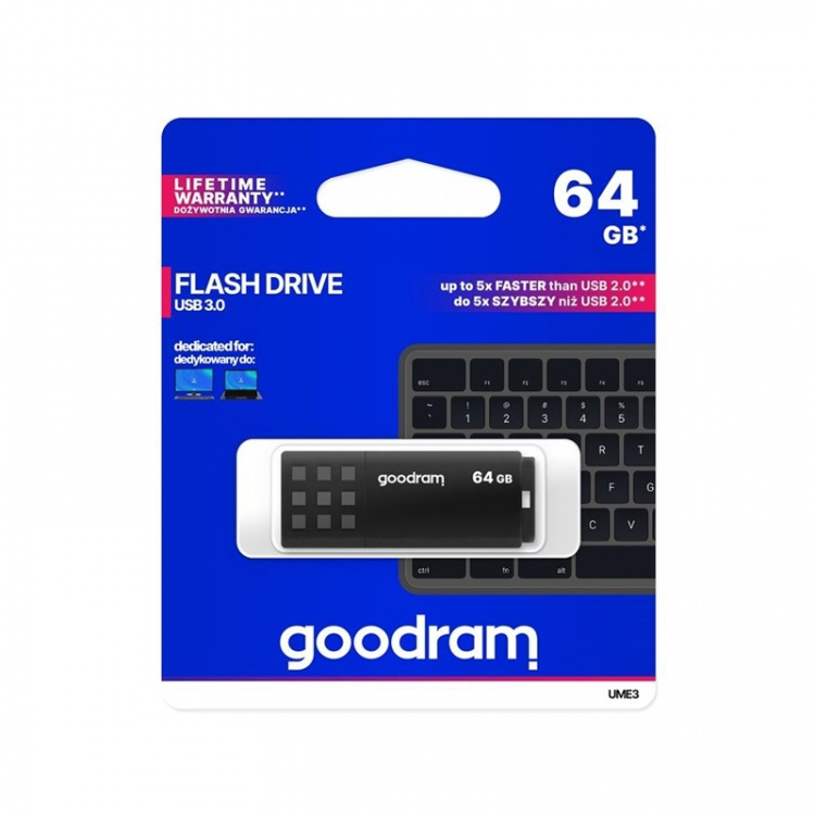 GoodRam UME3 USB-Minne (64GB | USB 3.0)