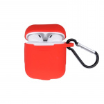 Airpods Protective case with hook, Red Airpods Protective case with hook, Red