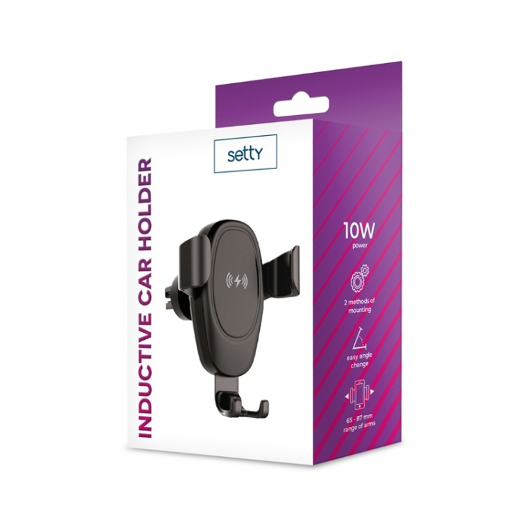 Setty IUS-01 - Car holder with wireless charging