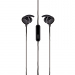 Setty Sports headphones with secure fit, Black Setty Sports headphones with secure fit, Black