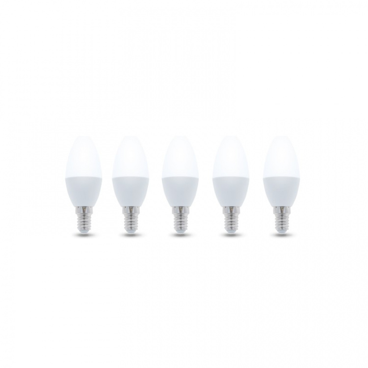 LED Lamp E14, C37, 3W, 230V, 3000K 5-pack, Warm white LED Lamp E14, C37, 3W, 230V, 3000K 5-pack, Warm white