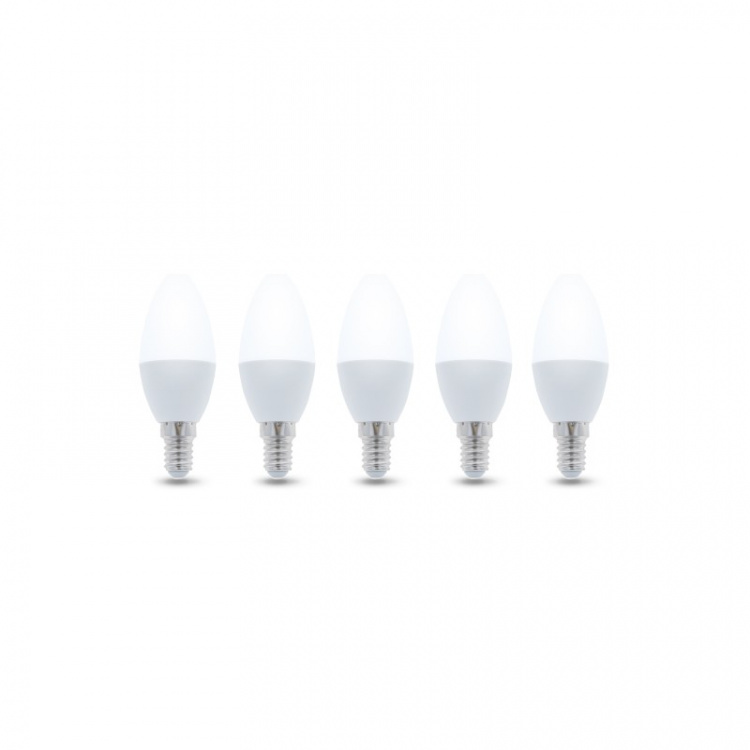 LED Lamp E14, C37, 3W, 230V, 4500K 5-pack, White neutral LED Lamp E14, C37, 3W, 230V, 4500K 5-pack, White neutral