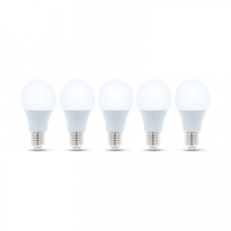 LED Lamp E27, 6W, 230V, 4500K 5-pack, White neutral