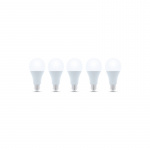 LED Lamp E27, A65, 15W, 230V, 6000K 5-pack, Cool White