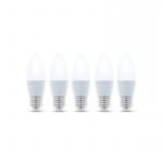 LED Lamp E27, 3W, 230V, 4500K 5-pack, White neutral