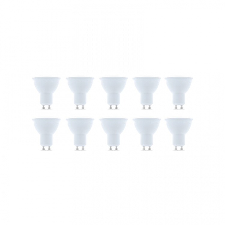 LED Lamp GU10, 7W, 230V, 3000K, 10-pack, Warm white LED Lamp GU10, 7W, 230V, 3000K, 10-pack, Warm white