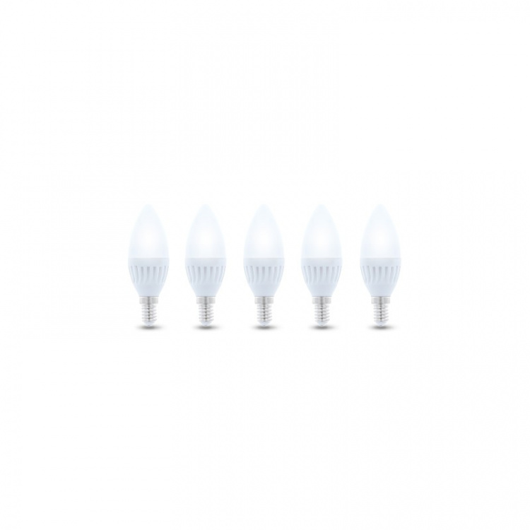 LED Lamp E14, C37, 10W, 230V, 3000K, Ceramic 5-pack, Warm white LED Lamp E14, C37, 10W, 230V, 3000K, Ceramic 5-pack, Warm white