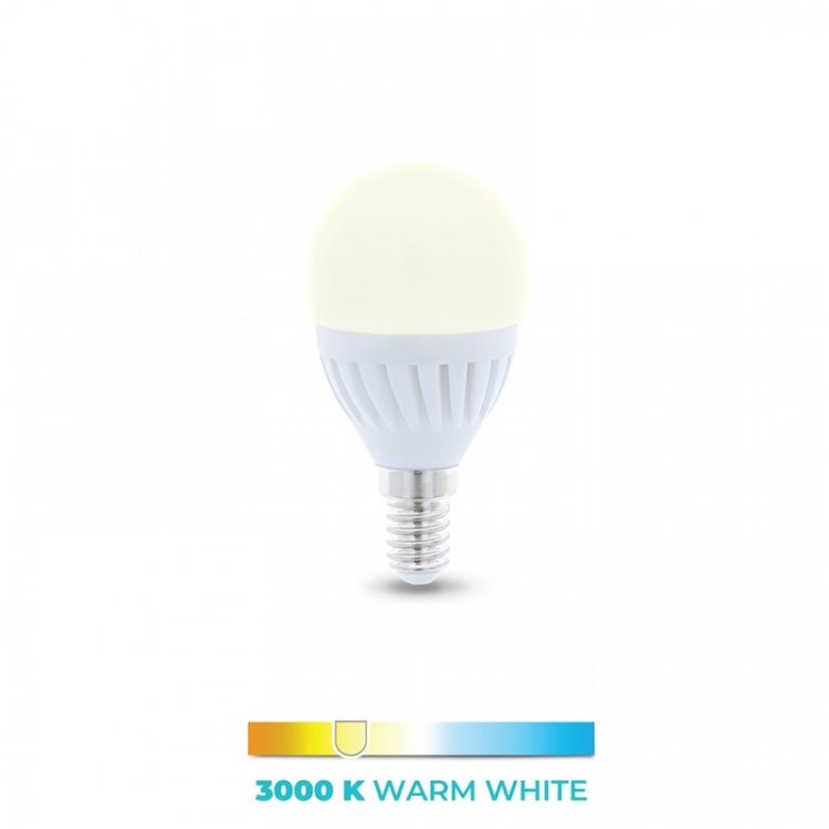 LED Lamp E14, G45, 10W, 230V, 3000K, Ceramic, Warm White LED Lamp E14, G45, 10W, 230V, 3000K, Ceramic, Warm White