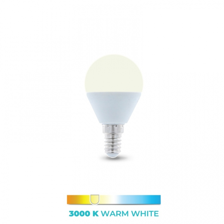 LED Lamp E14, G45, 6W, 3000K, Warm White LED Lamp E14, G45, 6W, 3000K, Warm White