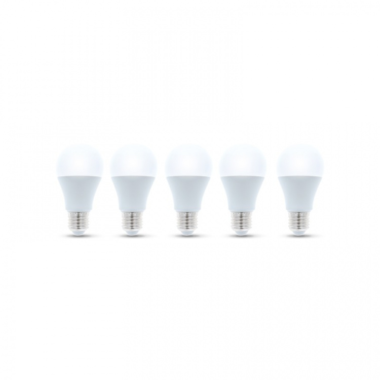 LED Lamp E27, A60, 10W, 230V, 4500K 5-pack, White neutral