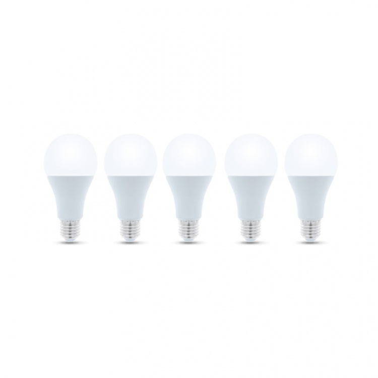 LED Lamp E27, A65, 15W, 230V, 3000K 5-pack, Warm white LED Lamp E27, A65, 15W, 230V, 3000K 5-pack, Warm white