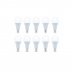 LED Lamp E27, A65, 15W, 230V, 3000K 10-pack, Warm white LED Lamp E27, A65, 15W, 230V, 3000K 10-pack, Warm white