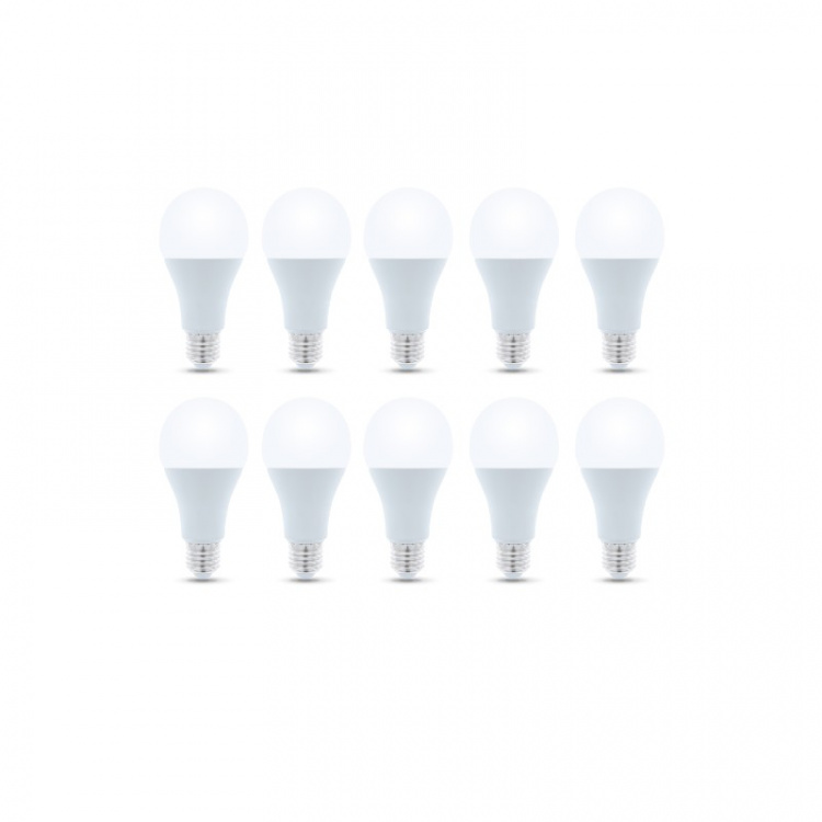 LED Lamp E27, A65, 15W, 230V, 3000K 10-pack, Warm white LED Lamp E27, A65, 15W, 230V, 3000K 10-pack, Warm white
