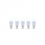 LED Lamp E27, C37, 10W, 230V, 3000K, Ceramic 5-pack, Warm white