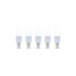 LED Lamp E27, C37, 10W, 230V, 4500K, Ceramic 5-pack, White neutral LED Lamp E27, C37, 10W, 230V, 4500K, Ceramic 5-pack, White neutral