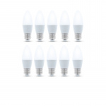 LED Lamp E27, C37, 6W, 4500K 10-pack, White neutral LED Lamp E27, C37, 6W, 4500K 10-pack, White neutral