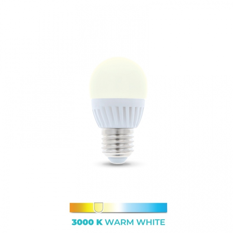 LED Lamp E27, G45, 6W, 3000K, Warm White LED Lamp E27, G45, 6W, 3000K, Warm White