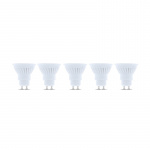 LED Lamp, GU10, 10W, 230V, 4500K, Ceramic, 5-pack, White neutral
