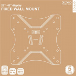 DELTACO Office, fixed wall, 23