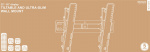 DELTACO Office, tilt ultra-slim wall, 32