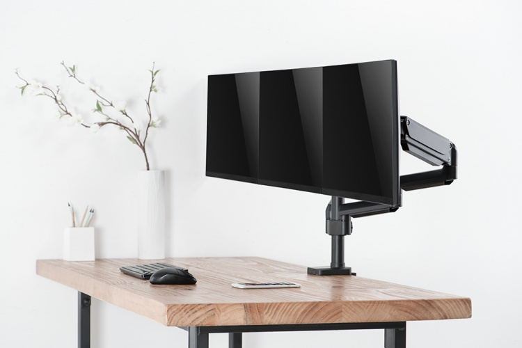 DELTACO Office, gas spring arm desk, 17 DELTACO Office, gas spring arm desk, 17