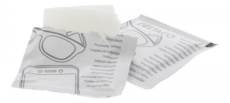 DELTACO Office cleaning wipes for smartphone, 1-pack 52pcs
