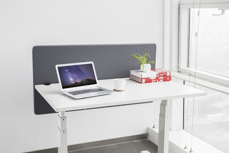 DELTACO Office, 1200(W)x600(H)mm Acoustic Desktop Privacy Panel DELTACO Office, 1200(W)x600(H)mm Acoustic Desktop Privacy Panel