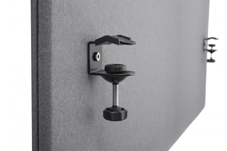 DELTACO Office, 1200(W)x600(H)mm Acoustic Desktop Privacy Panel DELTACO Office, 1200(W)x600(H)mm Acoustic Desktop Privacy Panel