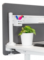 DELTACO Office, Slatwall Desk Mounting Pole