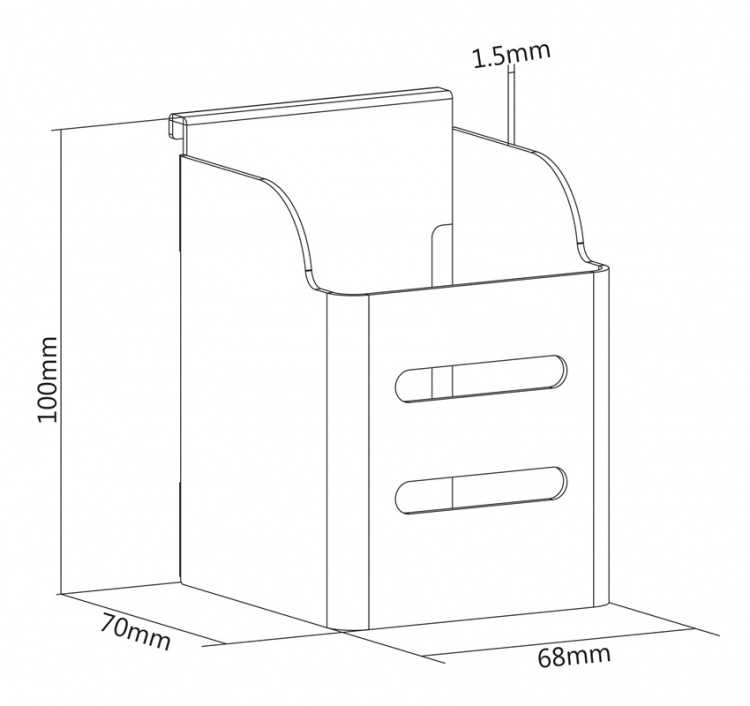 DELTACO Office, Pencil cup DELTACO Office, Pencil cup