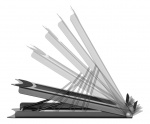DELTACO Office, Foldable Laptop/Tablet Stand,5 positions DELTACO Office, Foldable Laptop/Tablet Stand,5 positions
