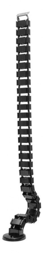 DELTACO Office, Spine Cable Organizer & Hider, White DELTACO Office, Spine Cable Organizer & Hider, White